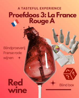 White Red Minimal Wine Tasting Instagram Post-5 Proefdoos 3: La France Rouge A – Blindproeverij Franse rode wijnen
